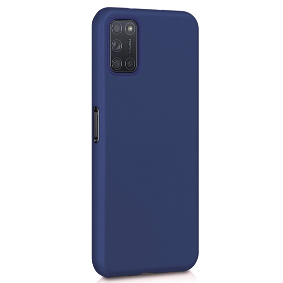 Microsonic Matte Silicone Oppo A92 Kılıf Lacivert 2