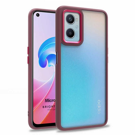 Microsonic Oppo A76 Kılıf Bright Planet Kırmızı 1