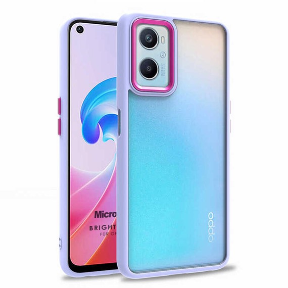 Microsonic Oppo A96 Kılıf Bright Planet Lila 1