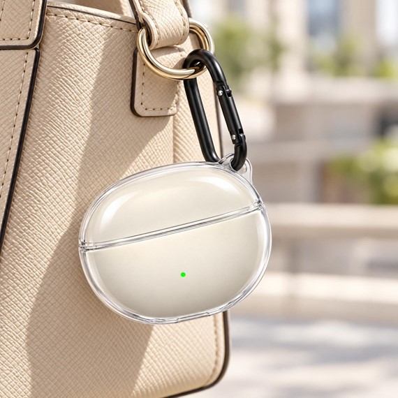 Microsonic Oppo Enco Clip2 Kılıf Transparent Clear Soft Şeffaf 3