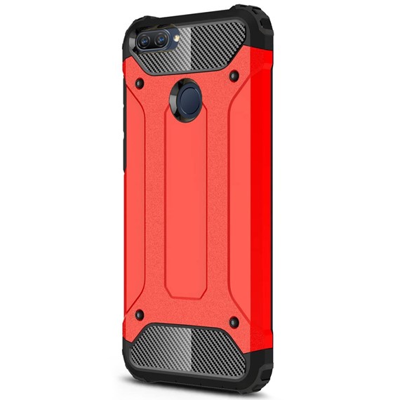 Microsonic Oppo F9 F9 Pro Kılıf Rugged Armor Kırmızı 2