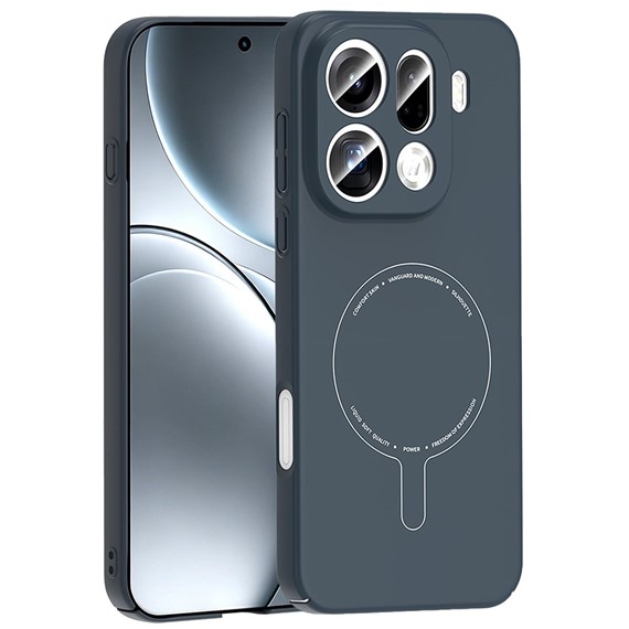 Microsonic Oppo Find X9 Pro Kılıf AirFit MagSafe Lacivert 1