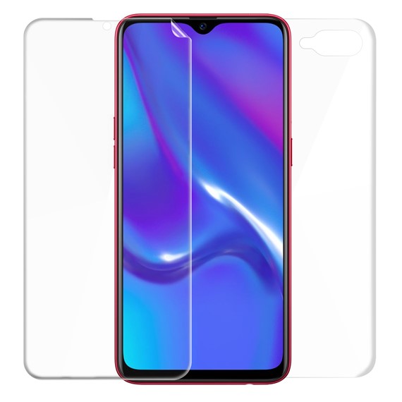 Microsonic Oppo RX17 Neo Ön Arka Kavisler Dahil Tam Ekran Kaplayıcı Film 1