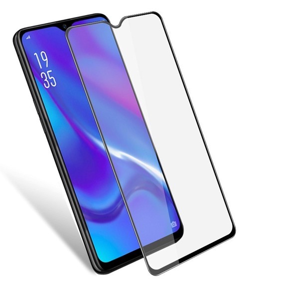 Microsonic Oppo RX17 Neo Tam Kaplayan Temperli Cam Ekran koruyucu Siyah 3