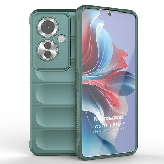 Microsonic Oppo Reno 11F Kılıf Oslo Prime Yeşil 1