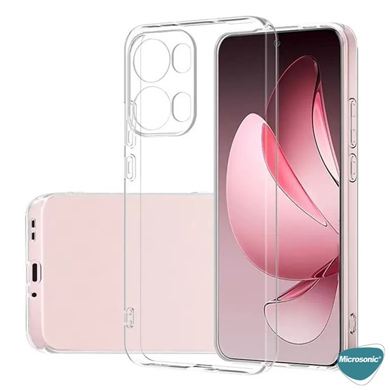 Microsonic Oppo Reno 13 Pro Kılıf Transparent Soft Şeffaf 2