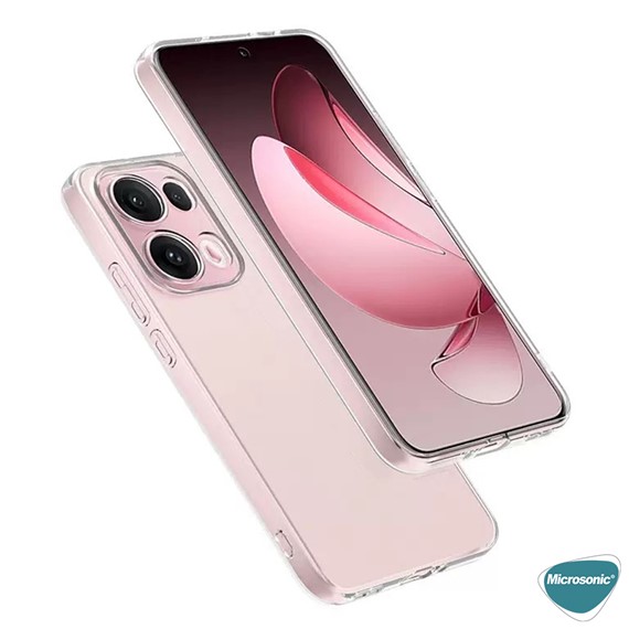 Microsonic Oppo Reno 13 Pro Kılıf Transparent Soft Şeffaf 3