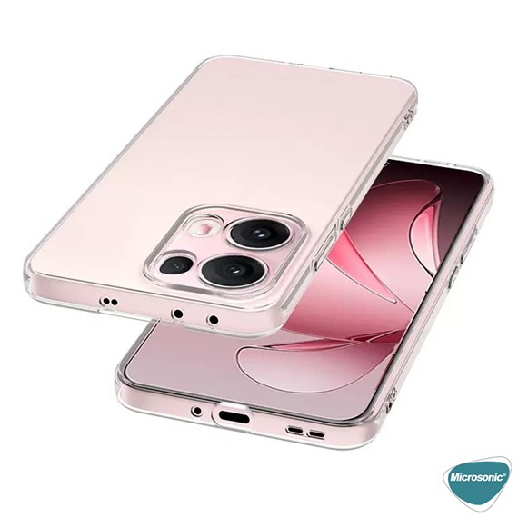 Microsonic Oppo Reno 13 Pro Kılıf Transparent Soft Şeffaf 4