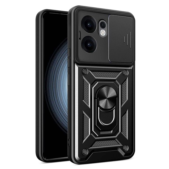 Microsonic Oppo Reno 13F 5G Kılıf Impact Resistant Siyah 1