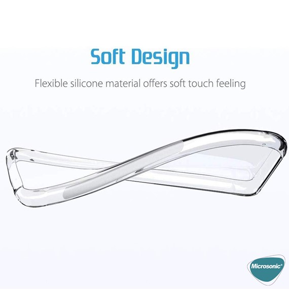 Microsonic Honor 600 5G Kılıf Transparent Soft Şeffaf 6