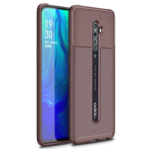 Microsonic Oppo Reno 2 Kılıf Legion Series Kahverengi 1