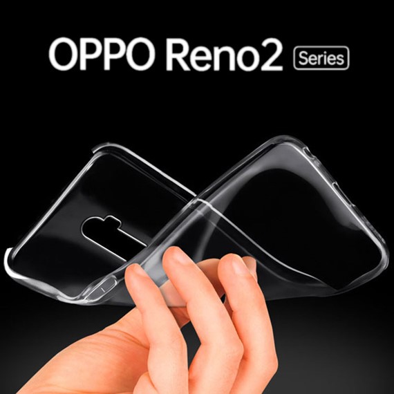 Microsonic Oppo Reno 2 Kılıf Transparent Soft Beyaz 3