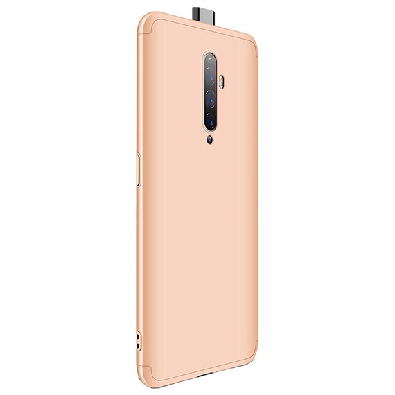 Microsonic Oppo Reno 2Z Kılıf Double Dip 360 Protective Gold 2