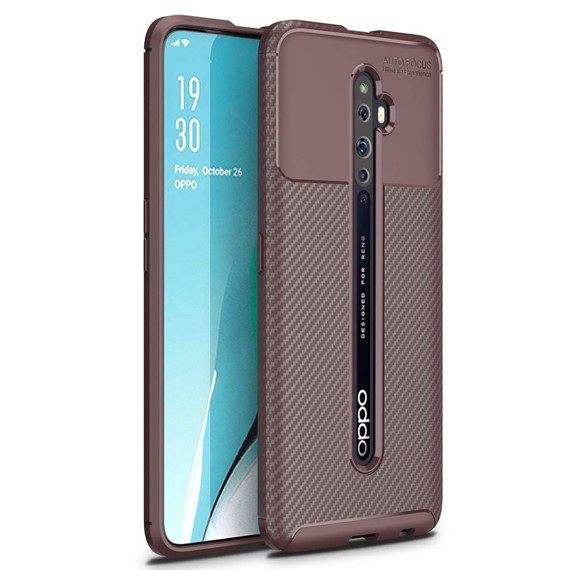 Microsonic Oppo Reno 2Z Kılıf Legion Series Kahverengi 1