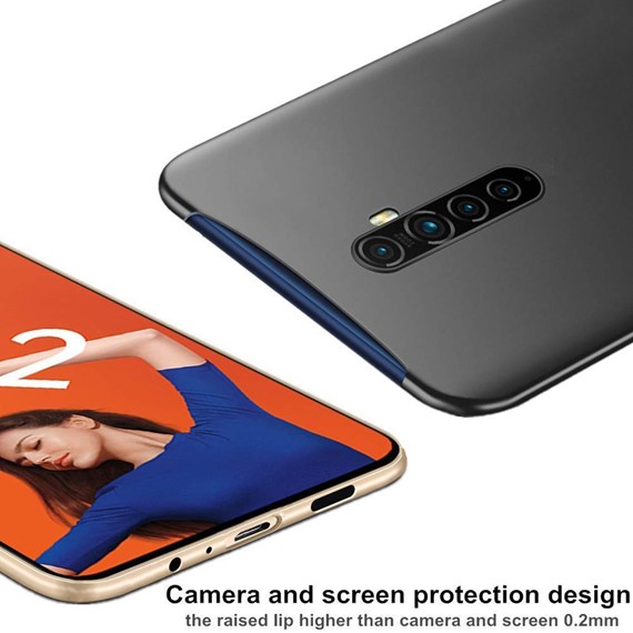 Microsonic Matte Silicone Oppo Reno 2Z Kılıf Rose Gold 3