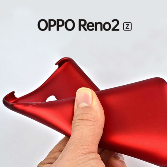 Microsonic Matte Silicone Oppo Reno 2Z Kılıf Mor 5