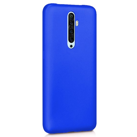 Microsonic Matte Silicone Oppo Reno 2Z Kılıf Mavi 2