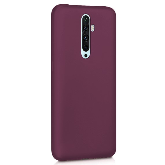 Microsonic Matte Silicone Oppo Reno 2Z Kılıf Mor 2