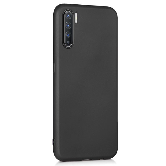 Microsonic Matte Silicone Oppo Reno 3 Kılıf Siyah 2
