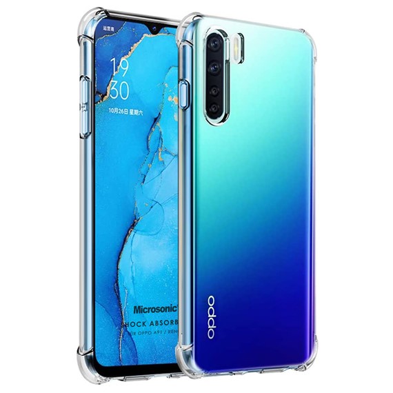 Microsonic Shock Absorbing Kılıf Oppo Reno 3 Şeffaf 1