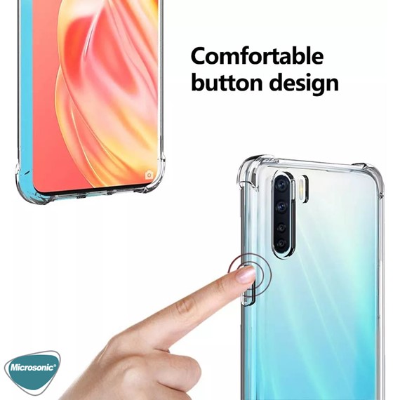 Microsonic Shock Absorbing Kılıf Oppo Reno 3 Şeffaf 4