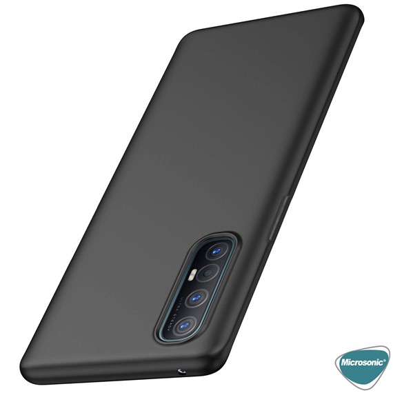 Microsonic Matte Silicone Oppo Reno 3 Pro Kılıf Lacivert 4