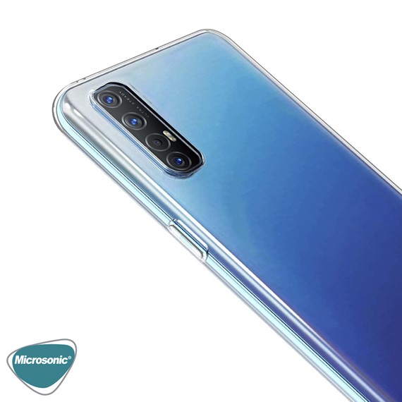 Microsonic Oppo Reno 3 Pro Kılıf Transparent Soft Beyaz 4