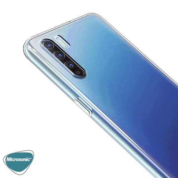 Microsonic Oppo Reno 3 Kılıf Transparent Soft Beyaz 4