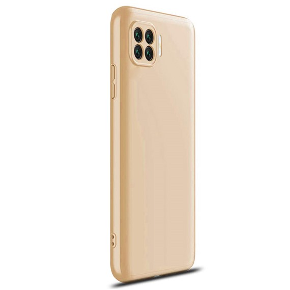 Microsonic Oppo Reno 4 Lite Kılıf Double Dip 360 Protective Gold 2