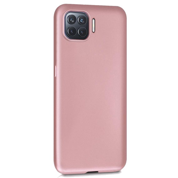 Microsonic Matte Silicone Oppo Reno 4 Lite Kılıf Rose Gold 2