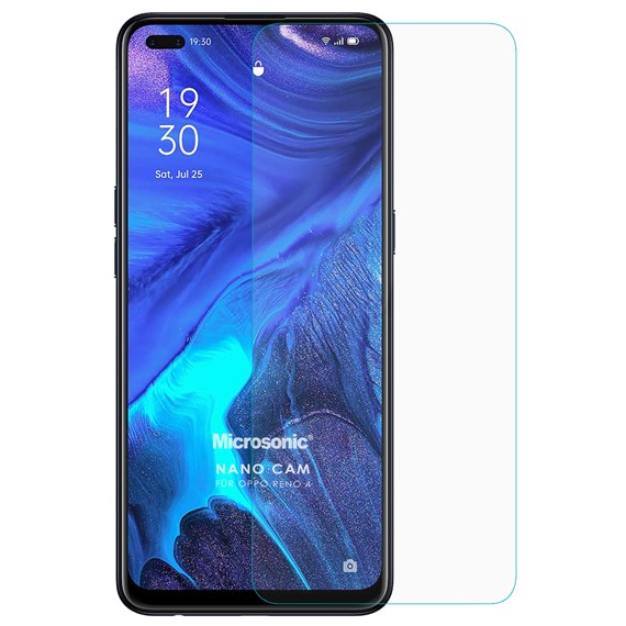 Microsonic Oppo Reno 4 Nano Glass Cam Ekran Koruyucu 2