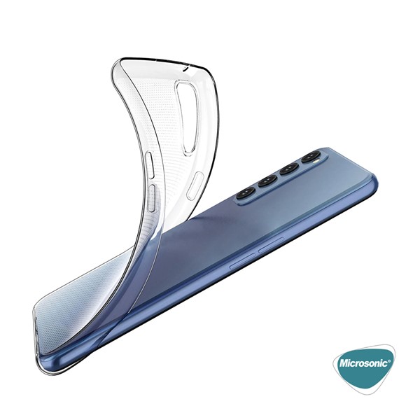 Microsonic Oppo Reno 4 Pro Kılıf Transparent Soft Beyaz 3