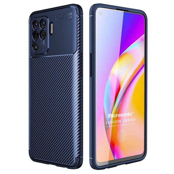 Microsonic Oppo Reno 5 Lite Kılıf Legion Series Lacivert 1