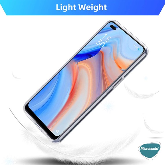 Microsonic Oppo Reno 5 Pro 5G Kılıf Transparent Soft Beyaz 7