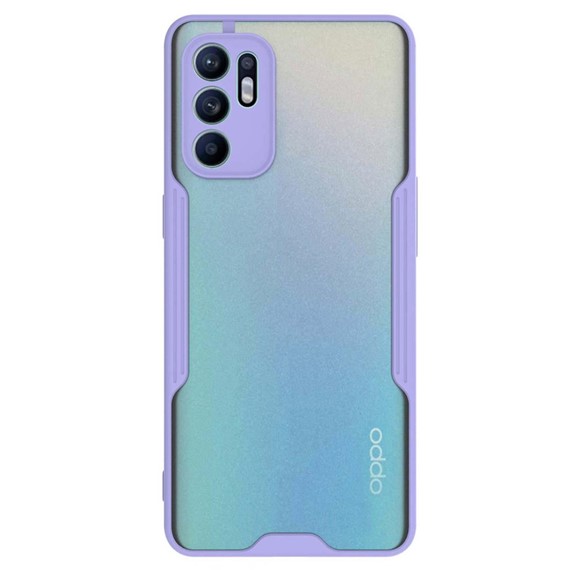 Microsonic Oppo Reno 6 4G Kılıf Paradise Glow Lila 2