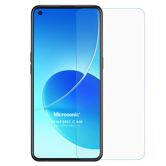 Microsonic Oppo Reno 6 Tempered Glass Cam Ekran Koruyucu 2