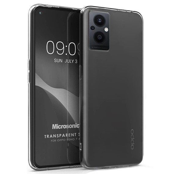 Microsonic Oppo Reno 7 Lite Kılıf Transparent Soft Şeffaf 1