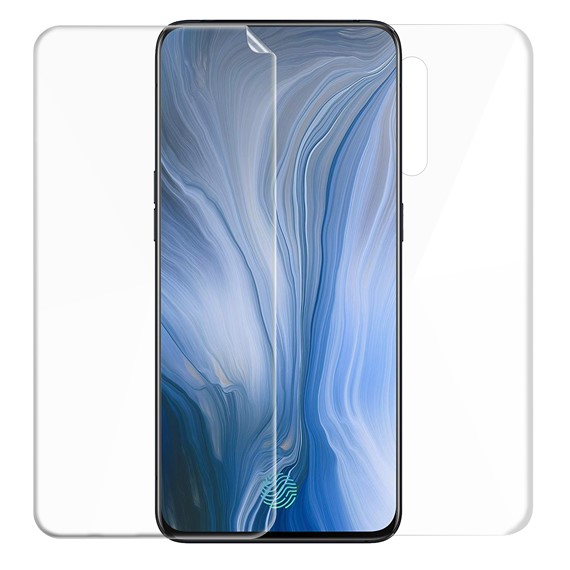 Microsonic Oppo Reno Ön Arka Kavisler Dahil Tam Ekran Kaplayıcı Film 1