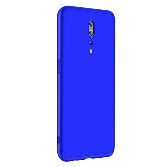 Microsonic Oppo Reno Z Kılıf Double Dip 360 Protective Mavi 2