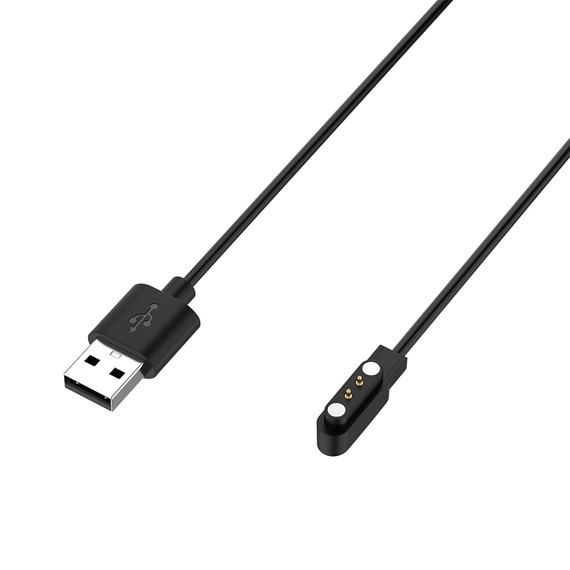 Microsonic Oppo Watch Free Manyetik USB Şarj Kablosu Siyah 4