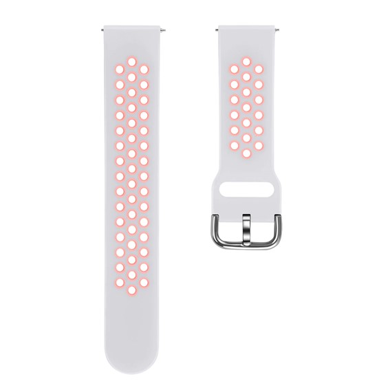 Microsonic Xiaomi Mi Watch Rainbow Sport Band Kordon Beyaz Açık Pembe 5