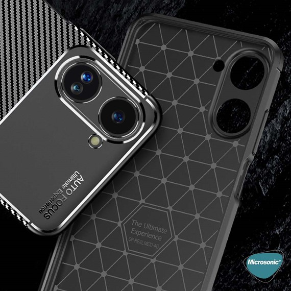 Microsonic Realme Note 60 Kılıf Legion Series Siyah 4
