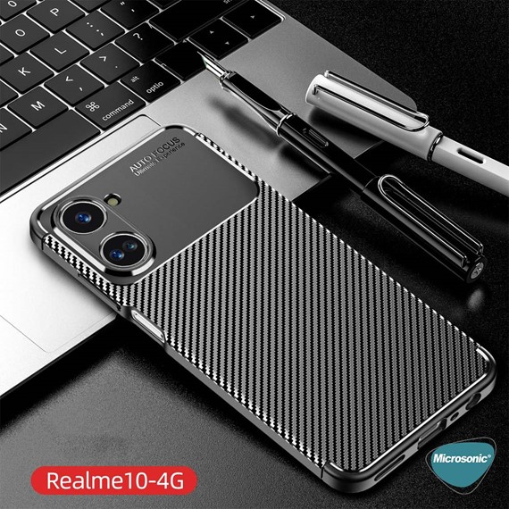 Microsonic Realme Note 60 Kılıf Legion Series Siyah 5