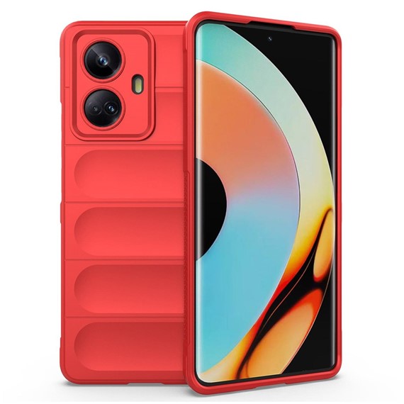 Microsonic Realme 10 Pro Plus 5G Kılıf Oslo Prime Kırmızı 2