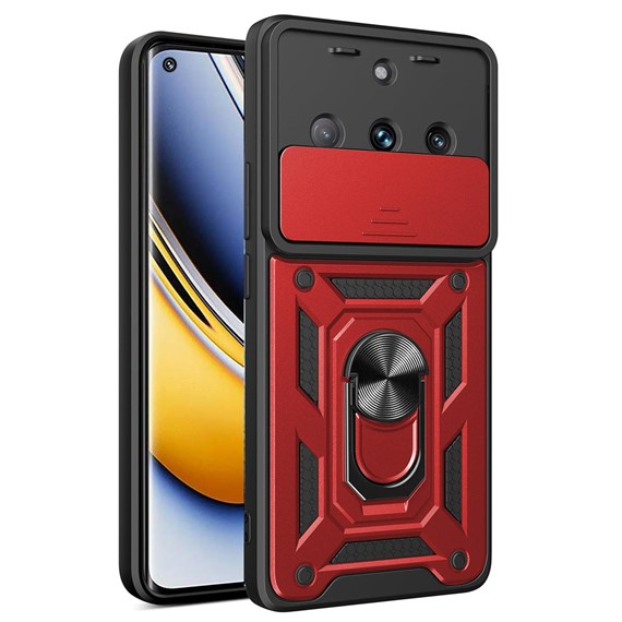 Microsonic Realme 11 Kılıf Impact Resistant Kırmızı 1