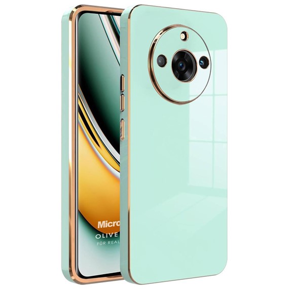 Microsonic Realme 11 Pro Kılıf Olive Plated Yeşil 1