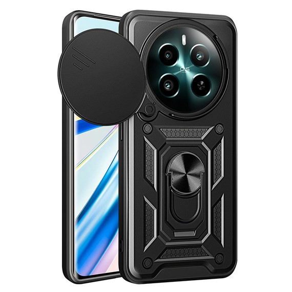 Microsonic Realme 12 4G Kılıf Impact Resistant Siyah 1