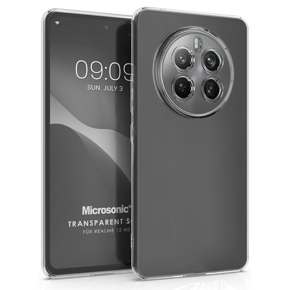 Microsonic Realme 12 4G Kılıf Transparent Soft Şeffaf 1