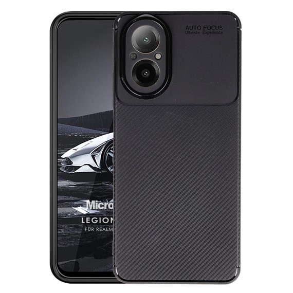 Microsonic Realme 12 Lite Kılıf Legion Series Siyah 1