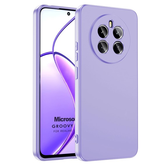 Microsonic Realme 12 4G Kılıf Groovy Soft Lila 1
